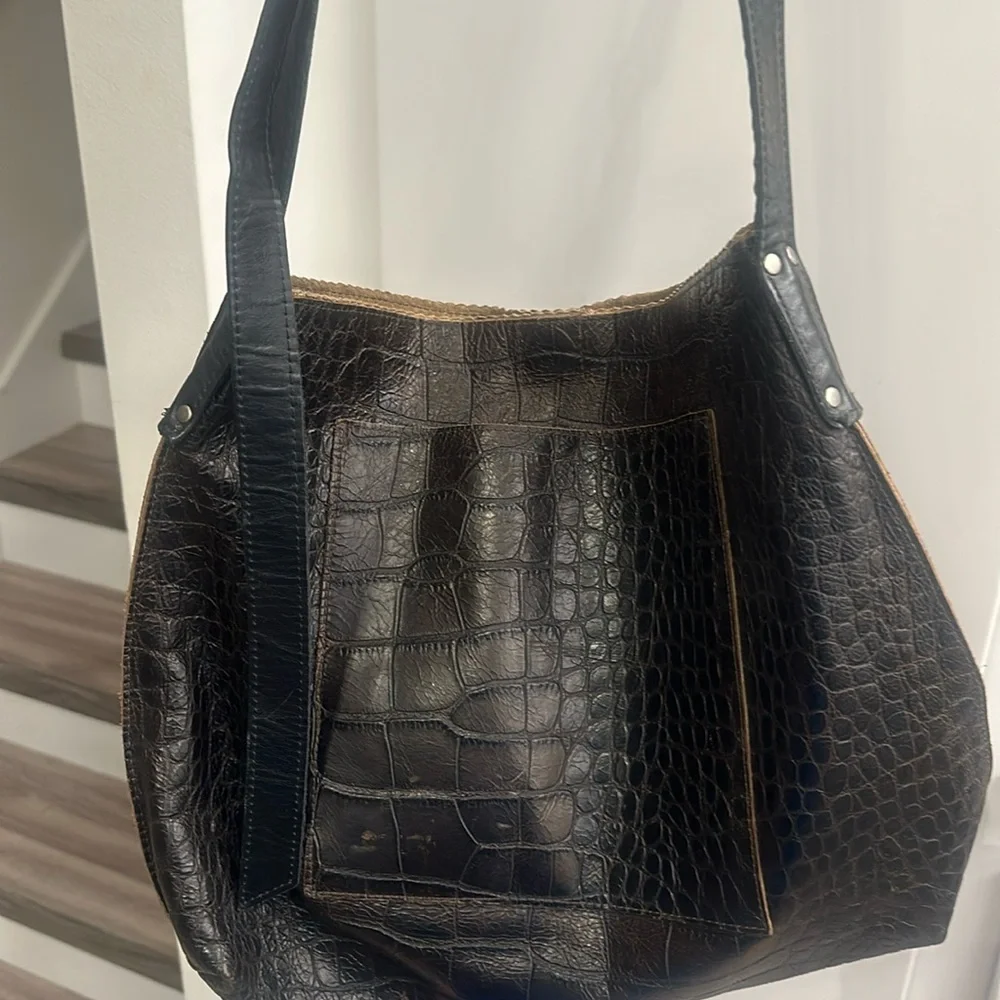 B.May python hobo bag - Picture 1 of 3